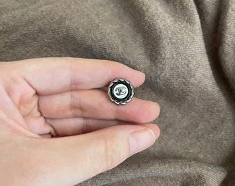 Bottoni Chanel vintage da 14 mm