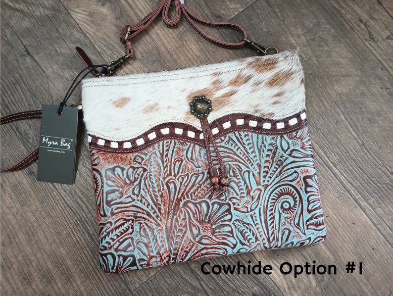 Myra Bag Crossbody Cowhide Purse Turquoise Myra Bag Cowhide Turquoise Crossbody Shoulder Bag Boho Western Purse Myra Bag Blue Isle Option 1