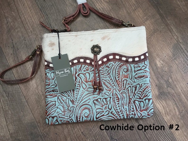 Myra Bag Crossbody Cowhide Purse Turquoise Myra Bag Cowhide Turquoise Crossbody Shoulder Bag Boho Western Purse Myra Bag Blue Isle Option 2