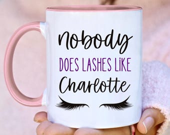 Personalised Lash Technician Mug, Lash Tech Mug, Lash Technician Gift, Lash Queen, Lash Boss, Lash Tech Birthday Present,Makeup Artist Gift