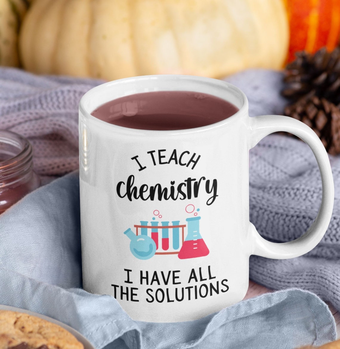 Chemistry Teacher Mug Funny Chemistry Teacher Gift Present Etsy
