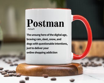 Postman Mug,Funny Postman Gift, Postman Present,Worlds Best Postman,Present for Postman,Mail Man, Delivery Driver,Thank You Gift for Postman