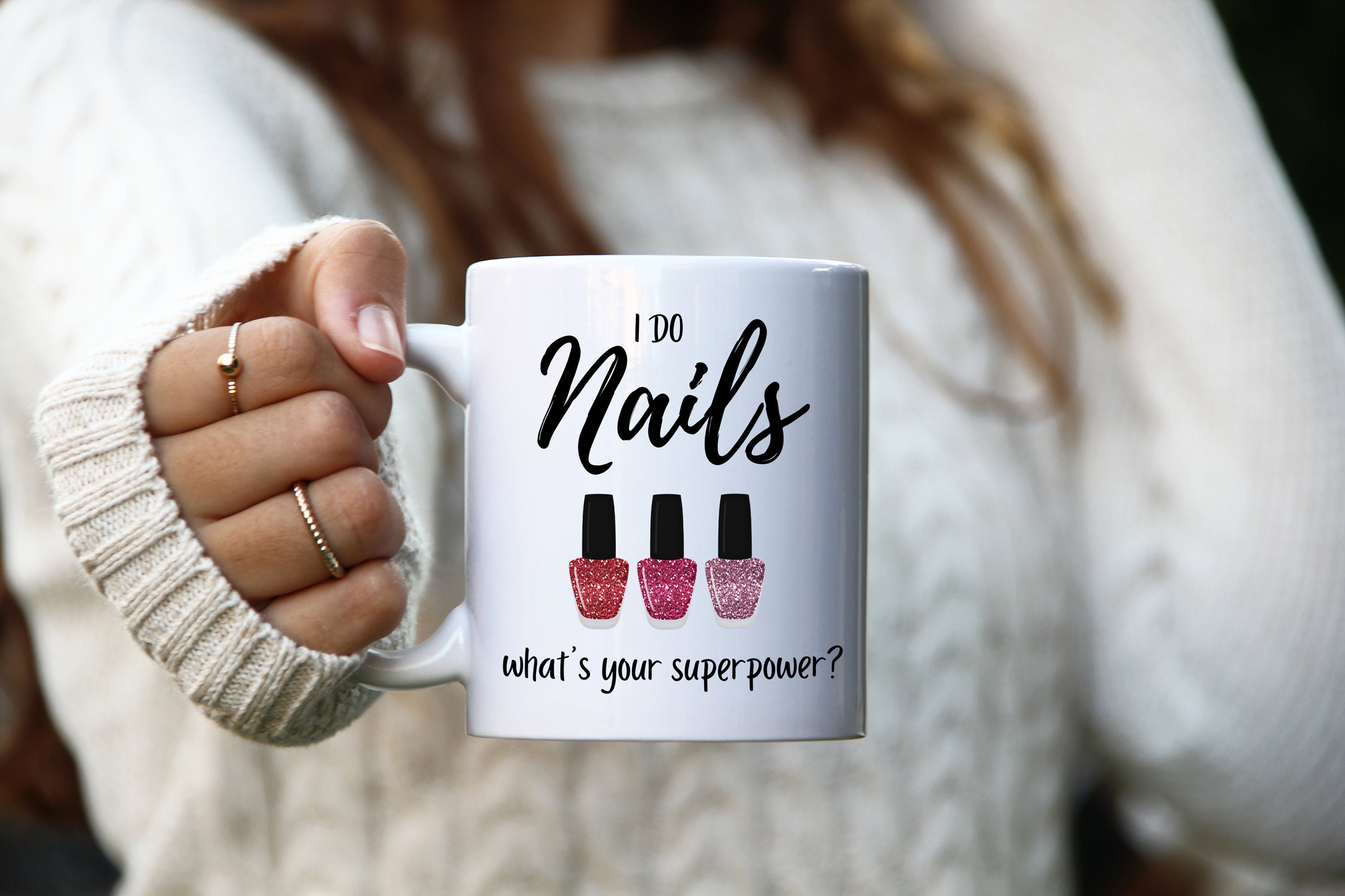 Nail Technician Gift Mug Nail Tech Present Nail Queen Nail Etsy