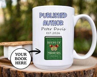 Personalised Published Author Mug, Published Author Gift, Personalised Published Writer GIft, Author Present, New Author Writer, LARGE MUG