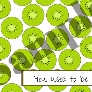 Sie verwendet, um cool edigitalkarte zu sein - Kiwi| Muttertagskarte| Digitale Karte| Kiwi-Druck| Lustige Karte| Freche Muttertagskarte| Neue Mutter|
