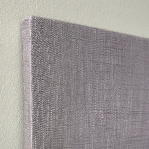 Tablón de notas de lino - 4 tamaños - color topo - tablero de corcho y tela - desde 63 euros