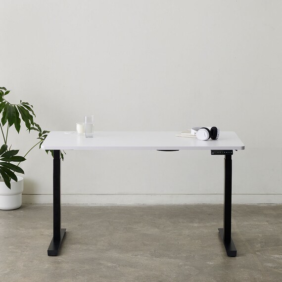 White ergonomic desk store