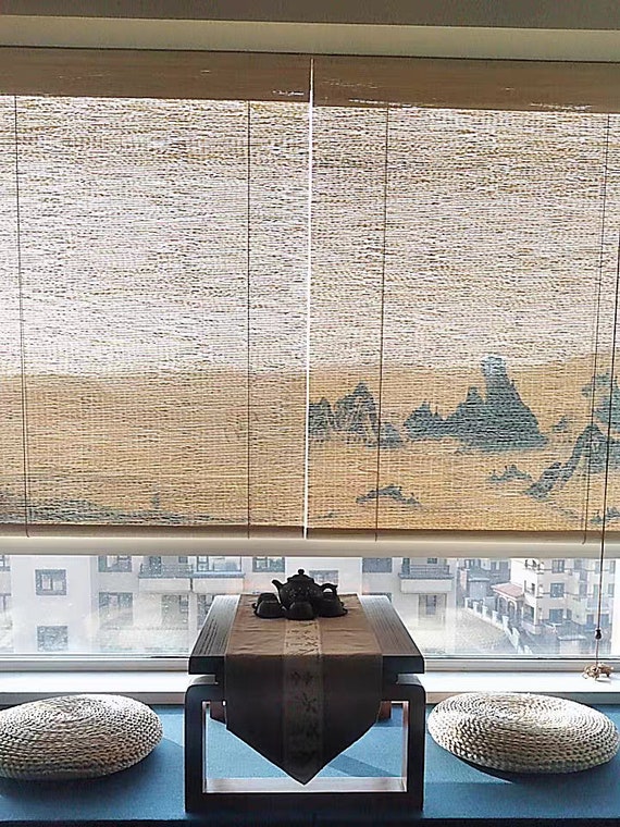Natural bamboo blinds roller blinds curtains bamboo blinds