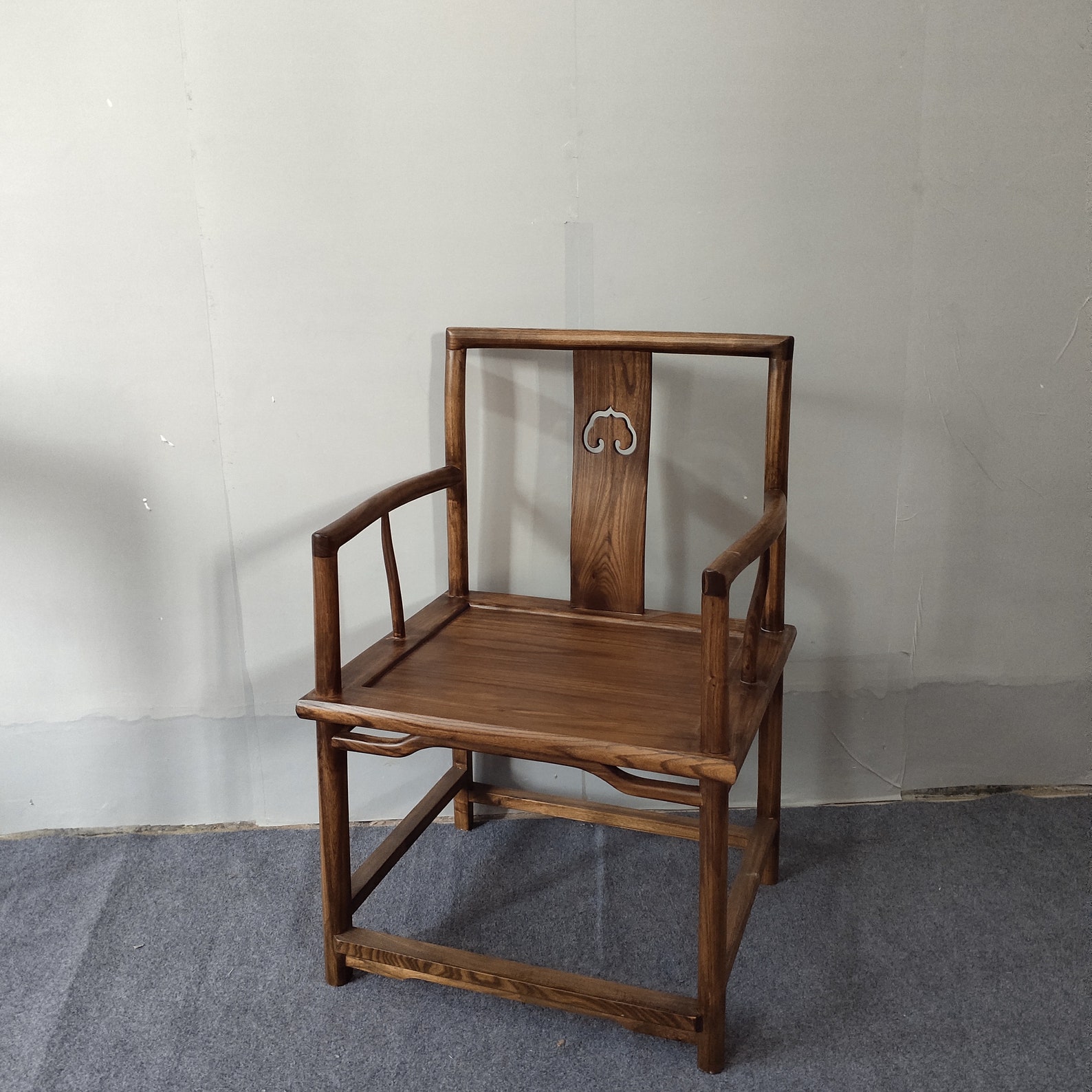 Chinese Classical Ming Furniture Woodarmchair Chair Tenon Etsy