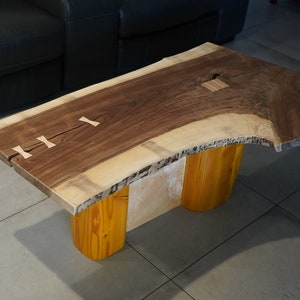 Walnut Live Edge handmade Coffee table
