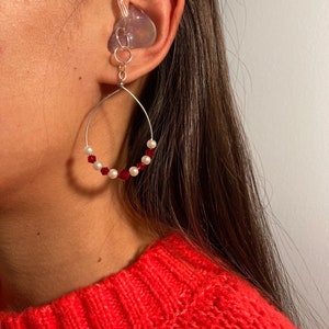 Tear Drop Hearing Aid Earrings