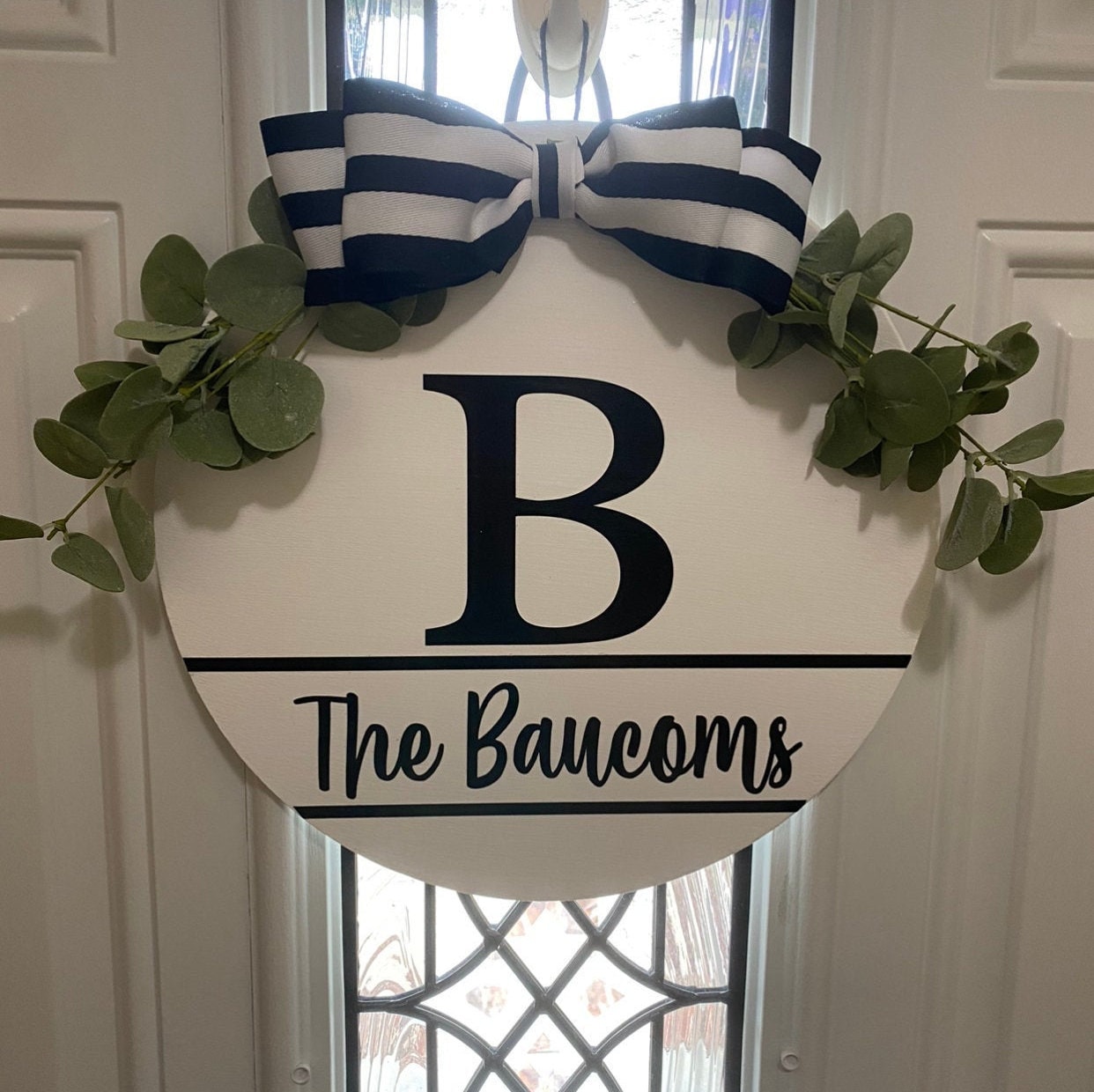 Last name door signs Etsy