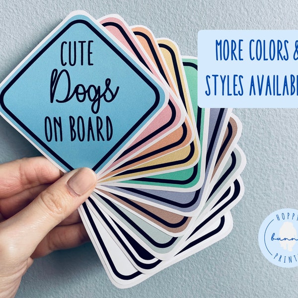 Dog On Board Sticker 15 Bij 15cm Kopen? Hond Aan Boord V.a. 2,95
