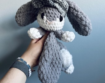 Crochet Bunny Snuggler: Handmade Plush Lovey