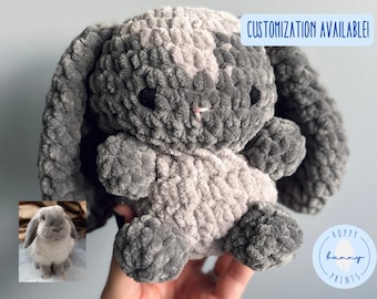 Custom SMALL Crochet Bunny | Amigurumi Bunny