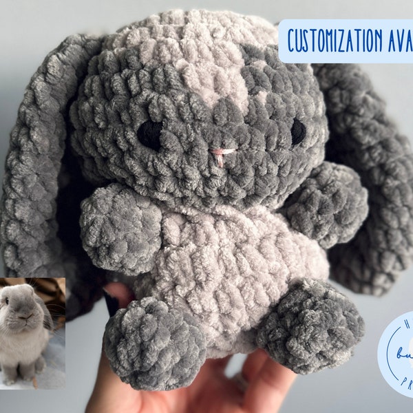 Custom SMALL Crochet Bunny | Amigurumi Bunny