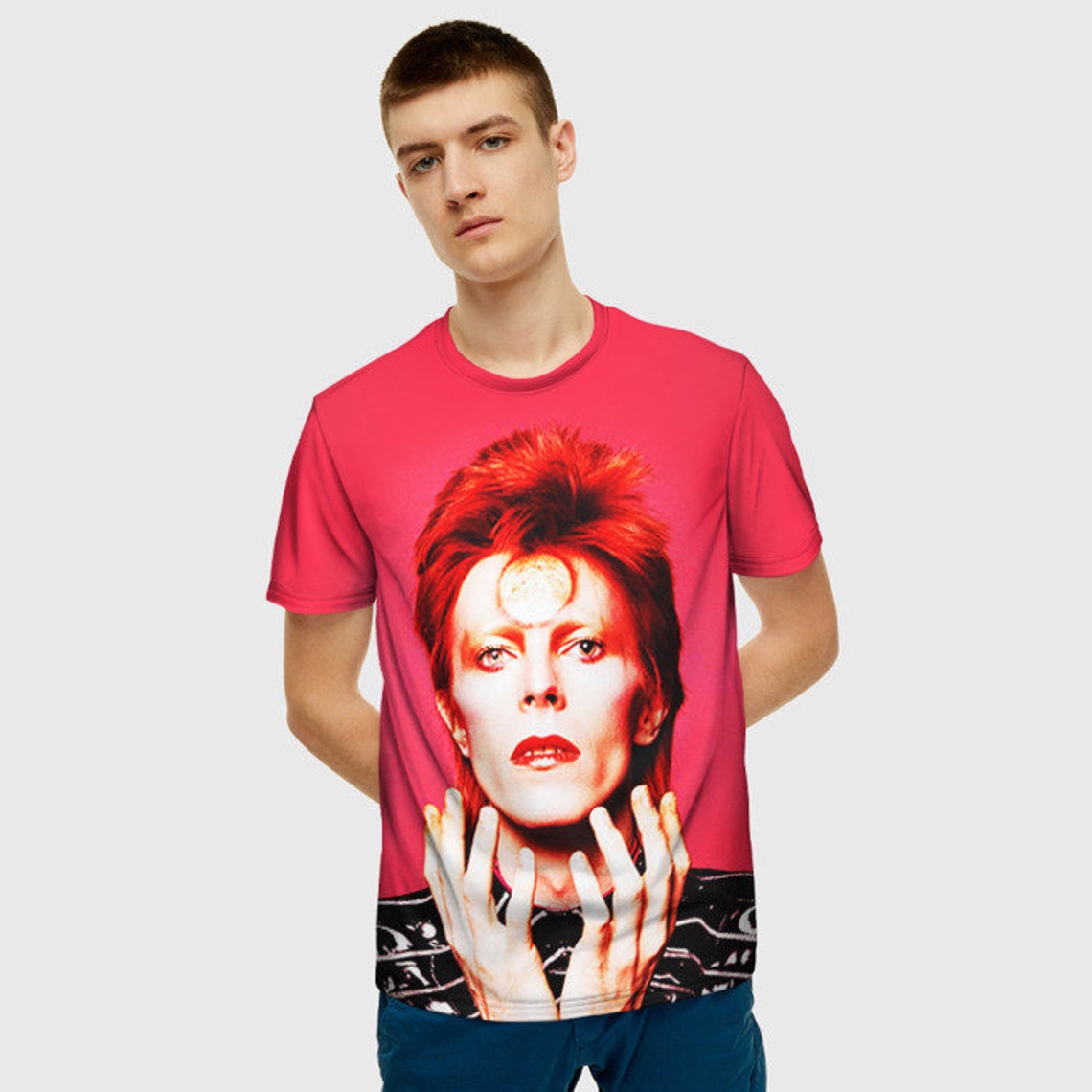 David Bowie TShirt High Quality Tee Men