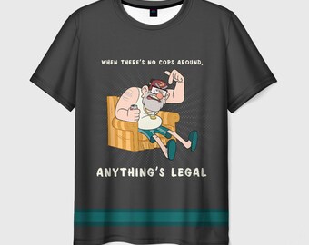 Gravity Falls Stanly Pines T-Shirt, Premium Quality  Shirt, Men's Women's All Sizes