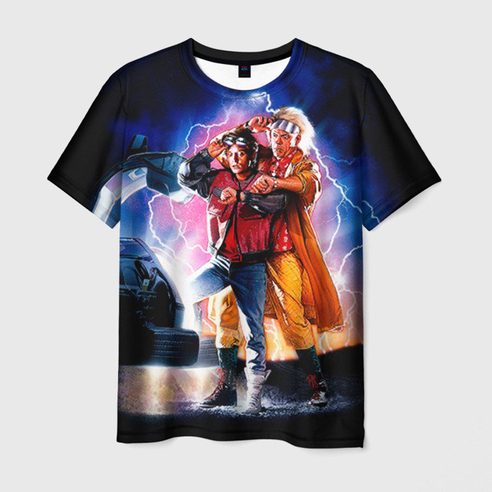 Back to the Future TShirt Premium Qualität Shirt Herren Etsy