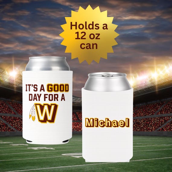 Personalized Koozie "Good Day" Washington Football