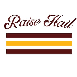 Washington Commanders "Raise Hail" SVG PNG instant Download