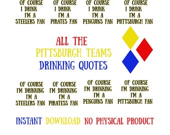 Pittsburgh Sports Clubs PDF PNG sofortiger Download