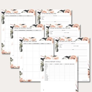 JW Printable Ultimate Planner | Field Service | Ministry Organizer ...