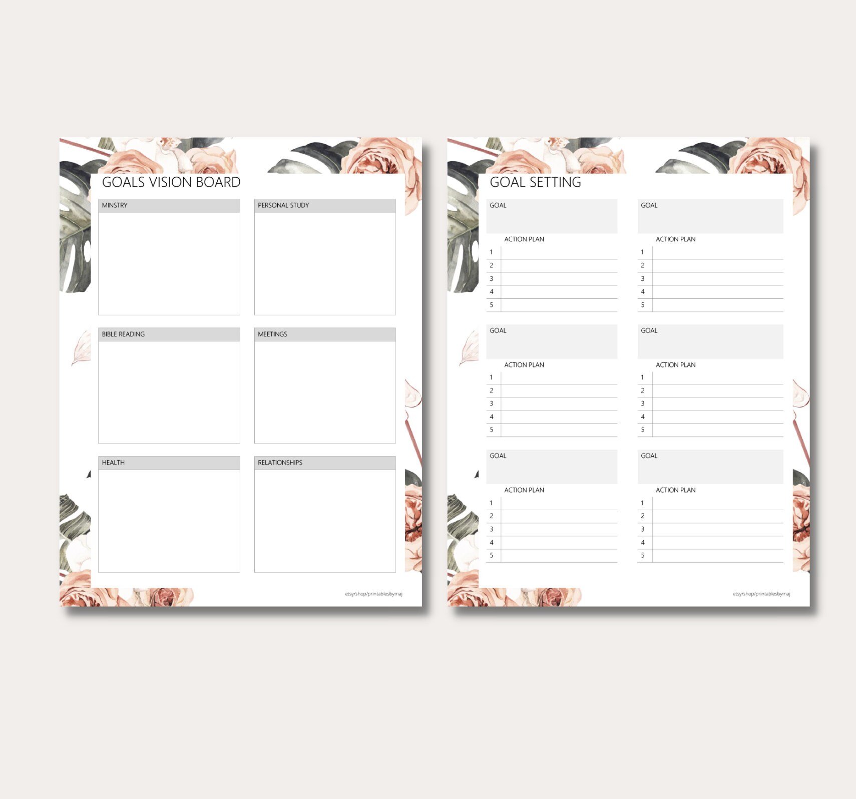 JW Printable Ultimate Planner | Field Service | Ministry Organizer ...