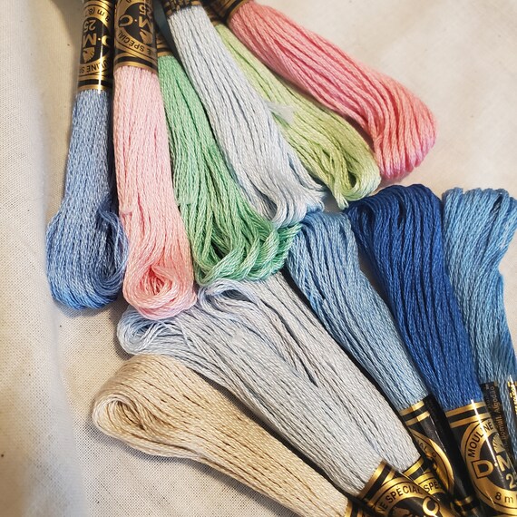 DMC 12 Skeins New Floss Spring Colors 