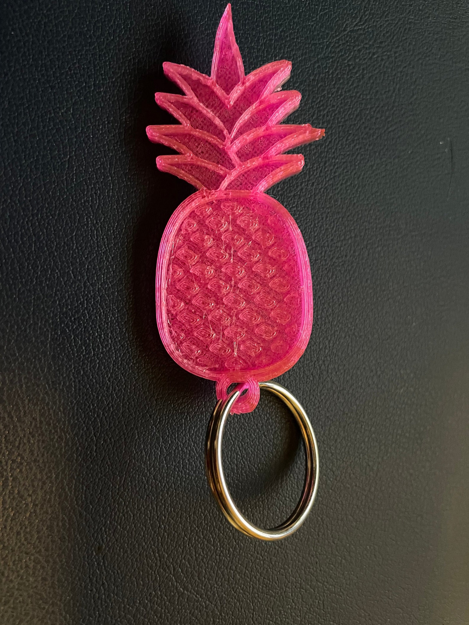 Upside down pineapple keychain Etsy