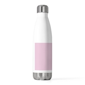 Personalized Water Bottle, Pink Flask, Insulated Bottle, Bridesmaid Gift, Sports Gym Bottle, Personalized Gift, Cute Water Bottle image 2