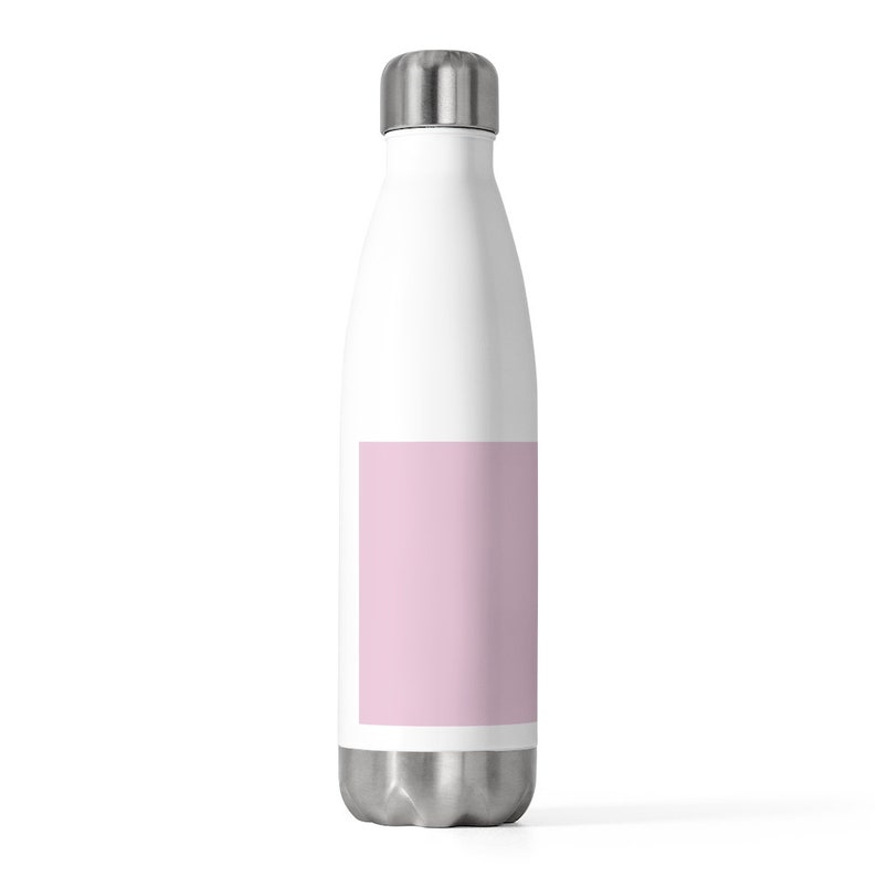 Personalized Water Bottle, Pink Flask, Insulated Bottle, Bridesmaid Gift, Sports Gym Bottle, Personalized Gift, Cute Water Bottle image 2
