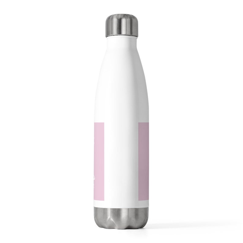 Personalized Water Bottle, Pink Flask, Insulated Bottle, Bridesmaid Gift, Sports Gym Bottle, Personalized Gift, Cute Water Bottle image 3