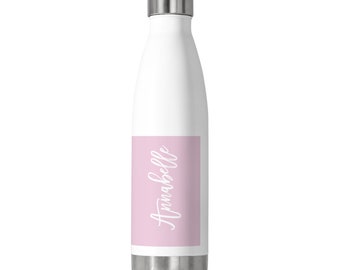 Personalized Water Bottle, Pink Flask, Insulated Bottle, Bridesmaid Gift,  Sports Gym Bottle, Personalized Gift, Cute Water Bottle