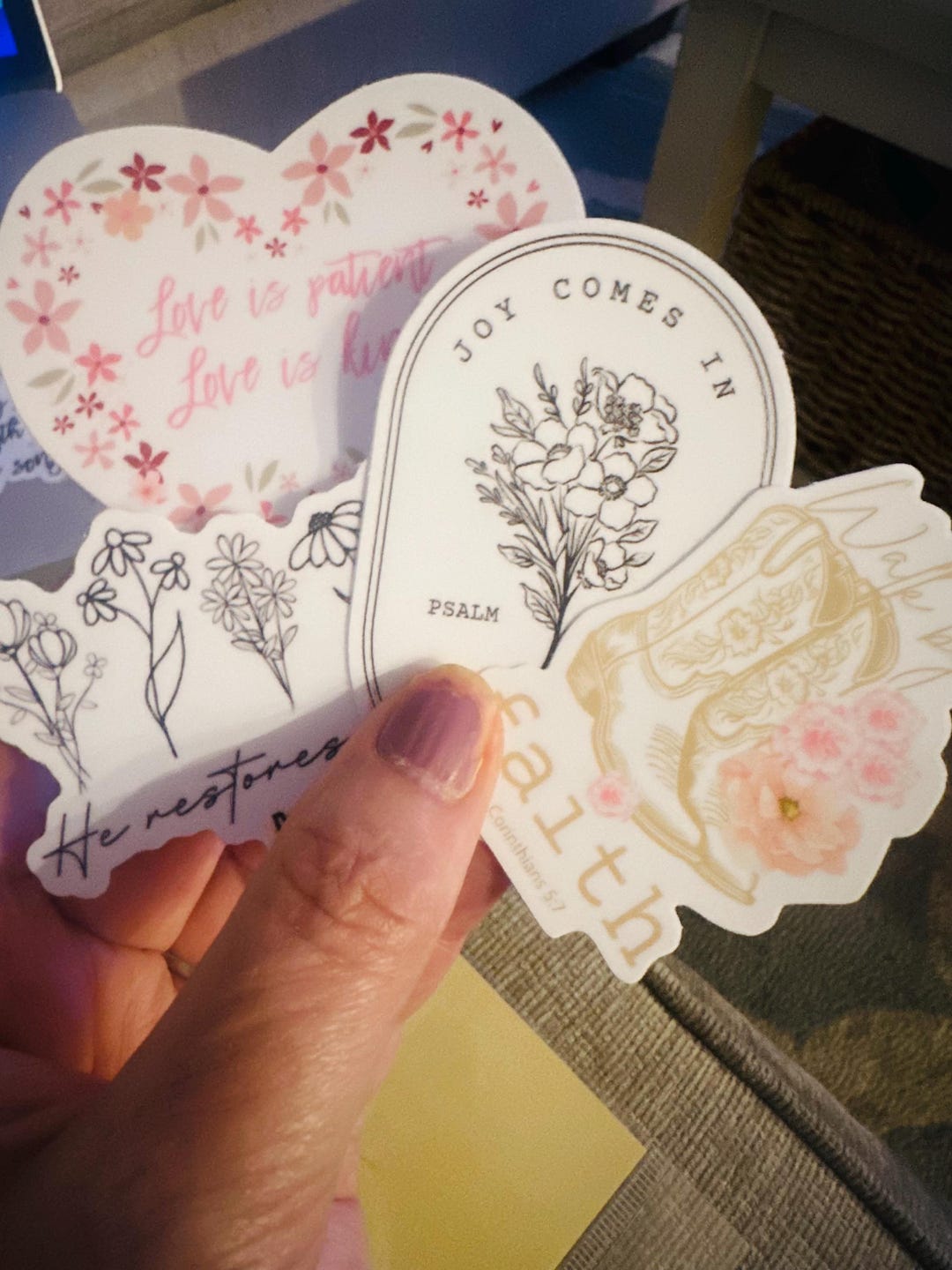 Christian Sticker Pack – Bible Verse Stickers, Faith Decals With Cowboy ...