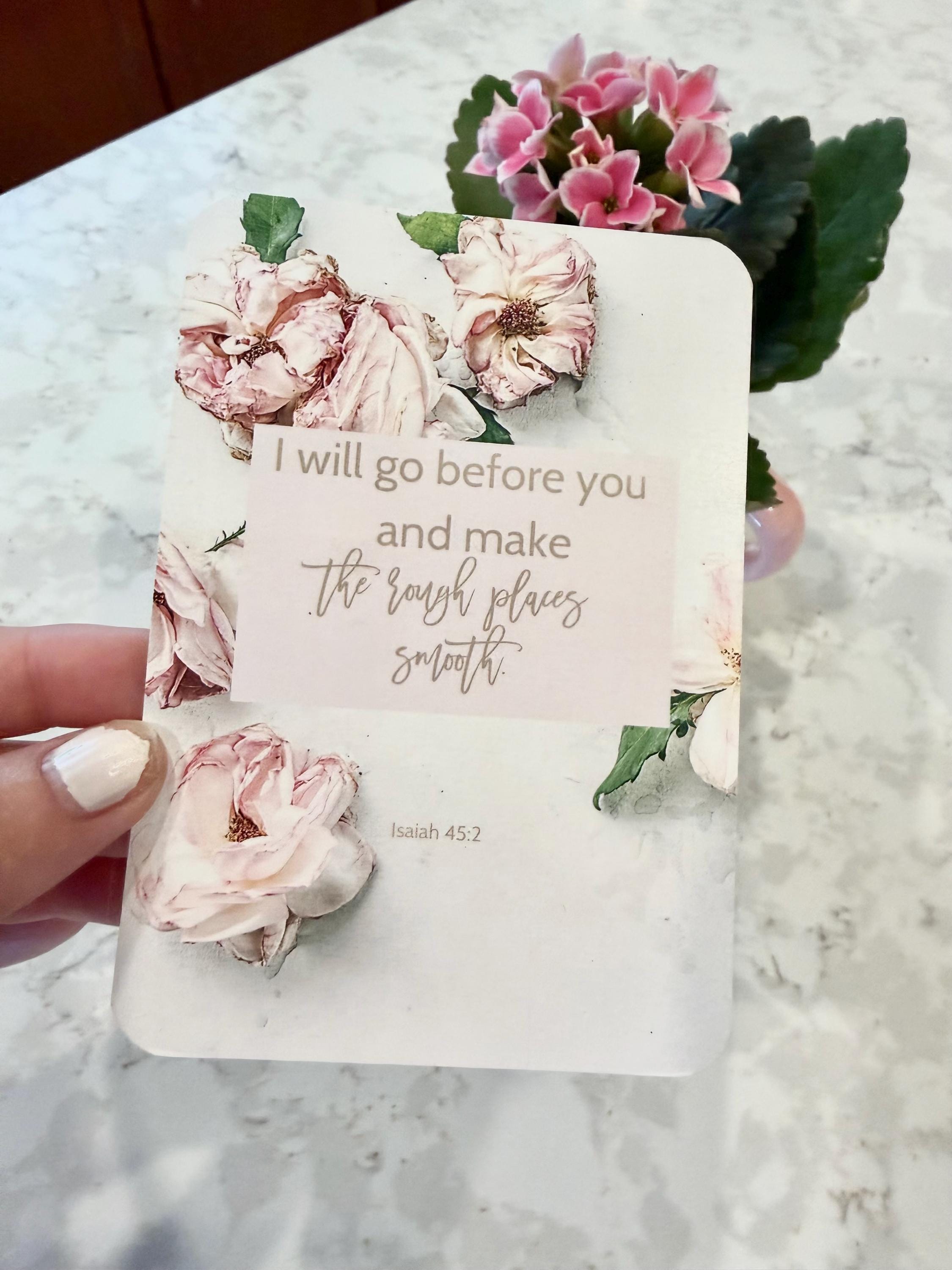 Christian Scripture Prayer Cards for Women | Encouragement Bible Verse ...