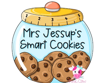 TEMPLATE: Teacher-Cookie Jar-Door Hanger Template-Digital Download-Printable