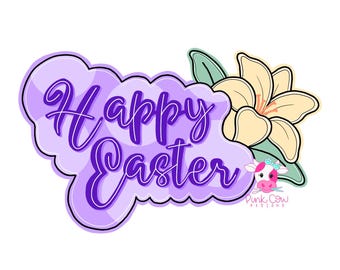 MODELLO: Buona Pasqua - Modello per appendino per porta di Pasqua - Design digitale - Download immediato