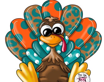 TEMPLATE: Fall Turkey Door Hanger Template-Digital Download