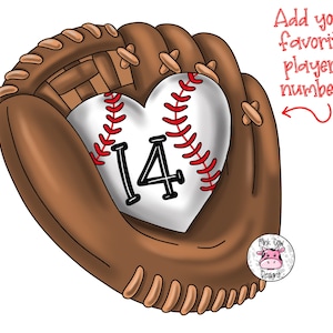 TEMPLATE: Baseball Glove and Baseball-Door Hanger Template-Digital Download
