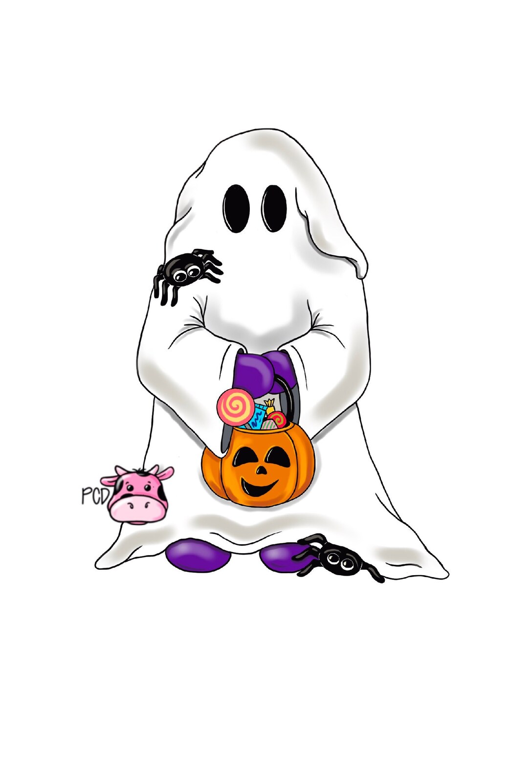 Door Hanger TEMPLATE: Gnome Ghost Door Hanger Template | Halloween ...