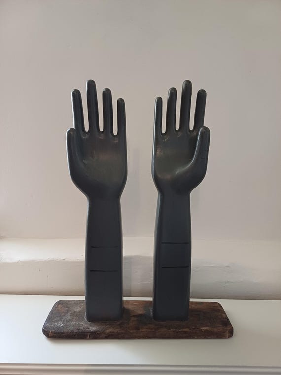 Unusual vintage hand model glove mould