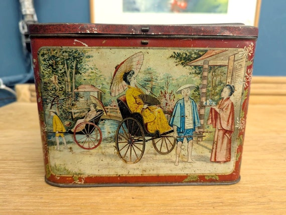 1920s Japanese Tea Tin