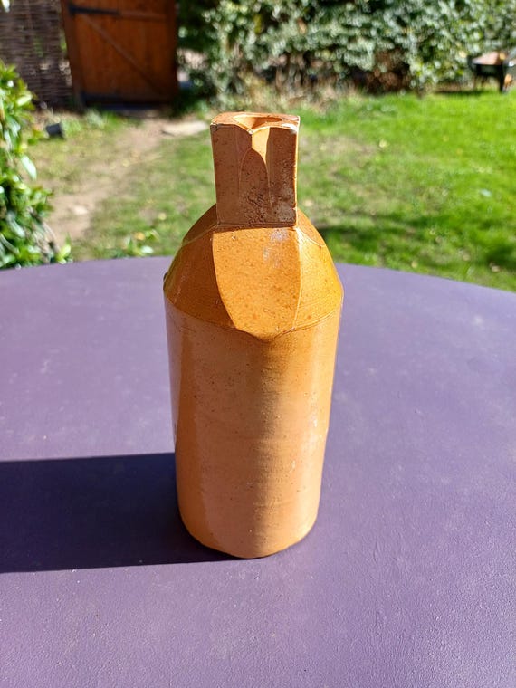 Antique stoneware ink bottle