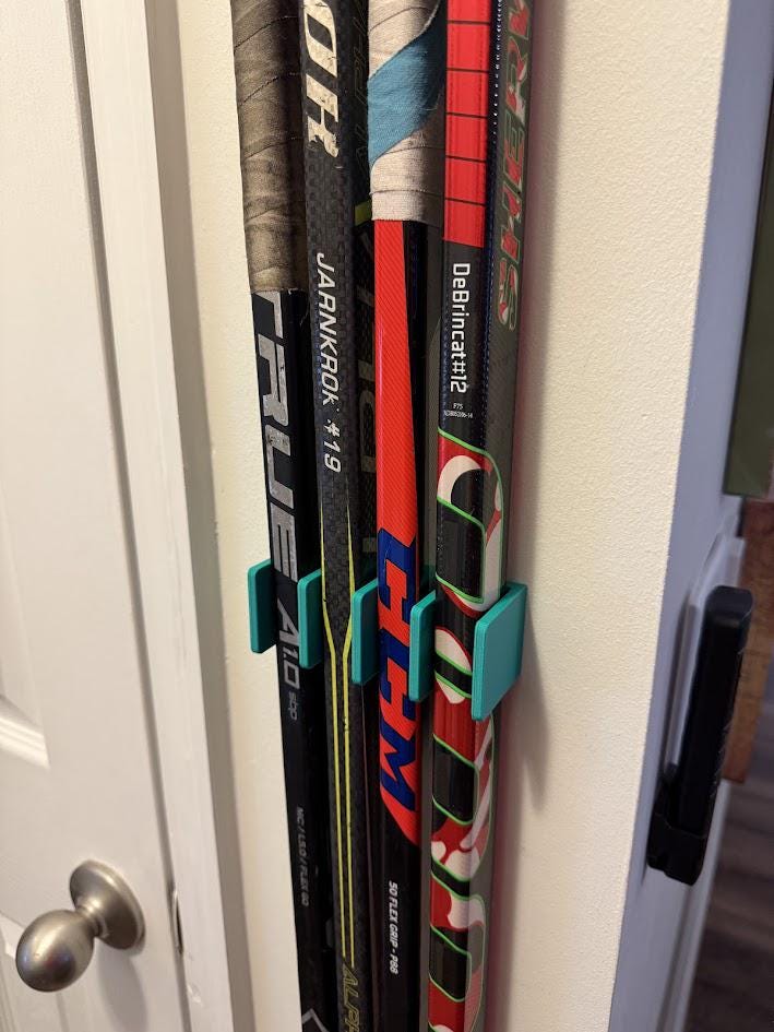 Mini Stick Wall Rack Wall-mountable Hockey Stick Rack for 4 Sticks - Etsy