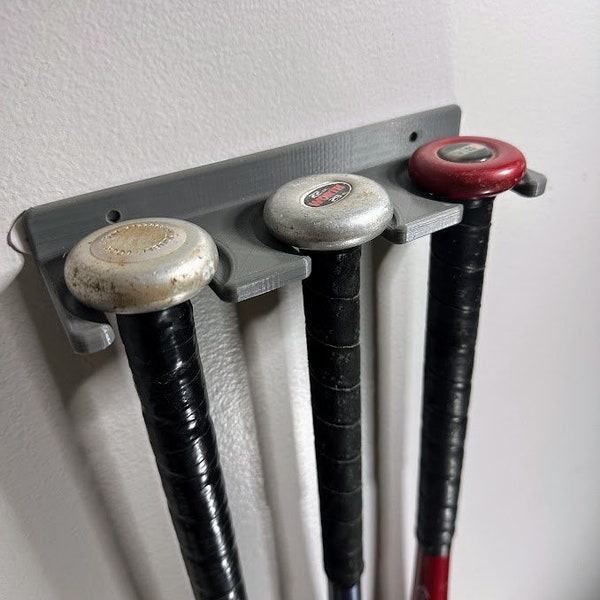 Wall Mount Baseball Bat Storage Hanger