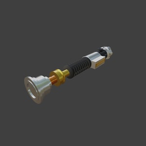 Obi Wan Kenobi Lightsaber Hilt 3D Print File