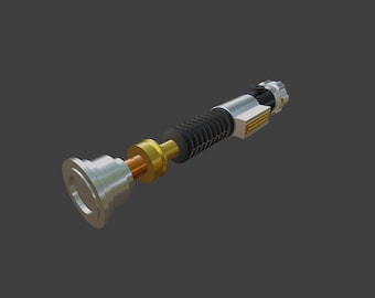Obi Wan Kenobi Lichtschwert Hilt 3D-Druck-Datei