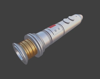 Barriss Offee Lightsaber Hilt 3D Print File