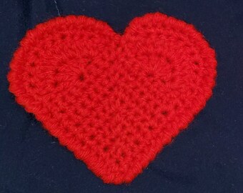 Crocheted Heart Shaped Coaster | Crochet Coaster | Heart Coaster | Handmade Coaster | Home Decor | Gift Item | Valentines Gift | Couple Gift